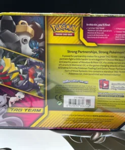 Power Partnership Tin [Tag Team Mewtwo & Mew GX Promo SM 191 ] - SM - Unified Minds (SM11) Pokémon TCG New