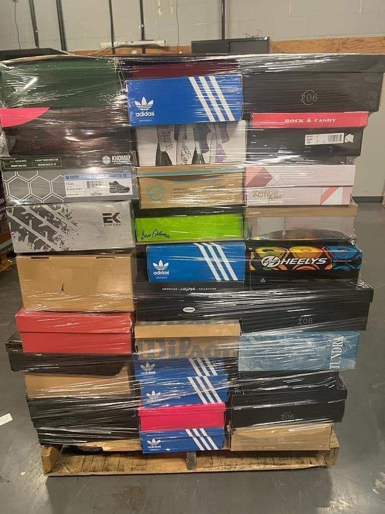 Mixed shoes pallets