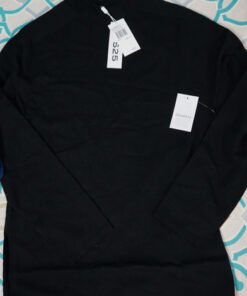 12pc Womens 525 AMERICA Seamless Sweaters BLACK #25950Q (X-1-2)