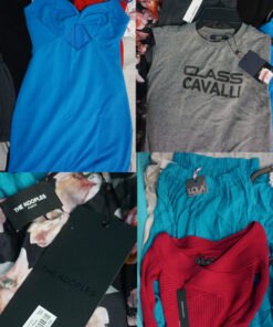 12pc Womens THE KOOPLES Cavalli LOLA Aqua Gowns BCBGMAXAZRIA #30392x (L-5-3)