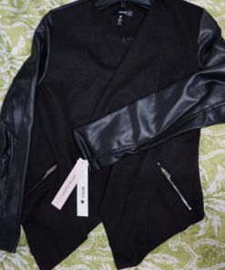 15pc $100 AQUA Brand Womens Jackets BLACK Duplicates XS / S #25991T (W-10-1)