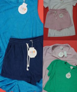 18pc Womens WAYF Terry Cloth Collection DRESSES Shorts TOPS #31586v (W-4-3)