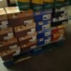 Branded shoes pallets