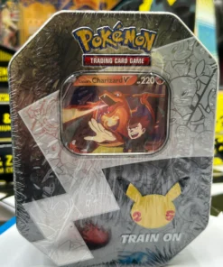 Pokemon Celebrations International Tin [Lance's Charizard V] - Celebrations (CLB) Pokémon TCG