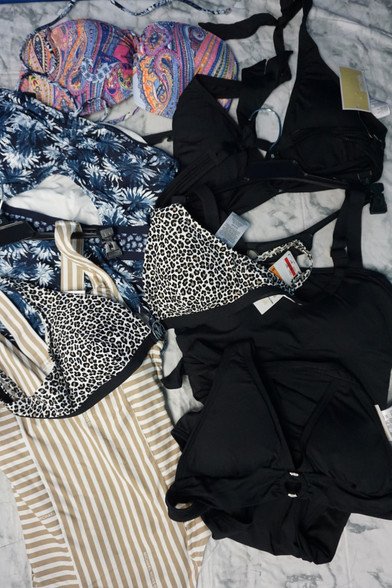 165pc Womens KORS Swimwear ONE PIECES! Bikini Tops & Bottoms #30472c (O-5-2)