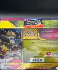 Power Partnership Tin [Tag Team Mewtwo & Mew GX Promo SM 191 ] - SM - Unified Minds (SM11) Pokémon TCG New