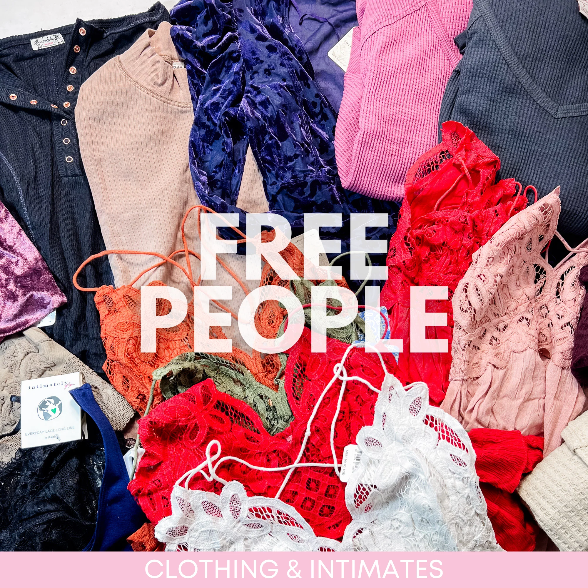 Free People 145 pcs per pallet