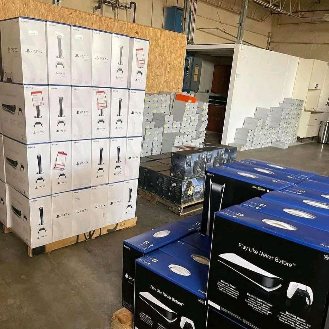PS5 pallets