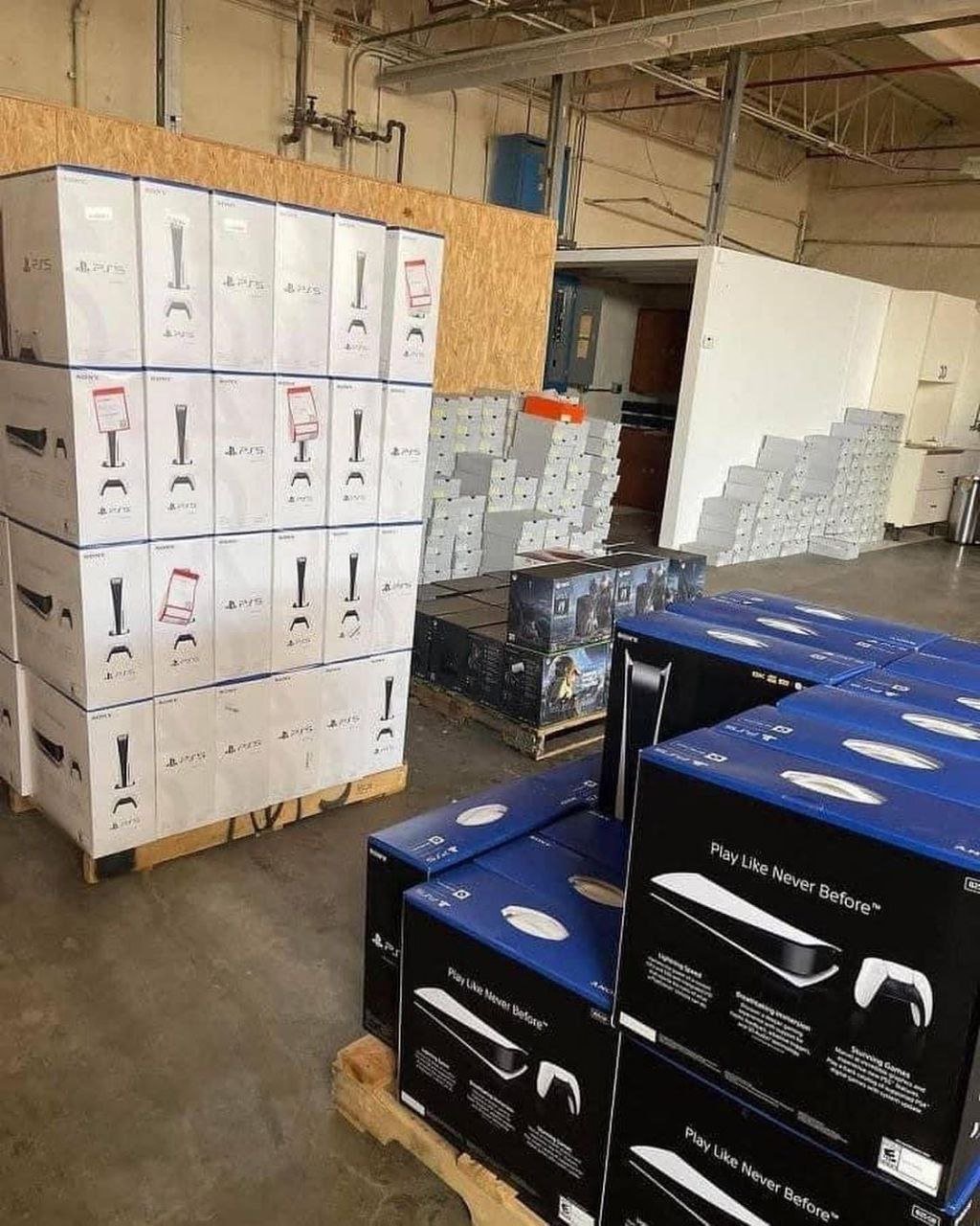 PS5 pallets